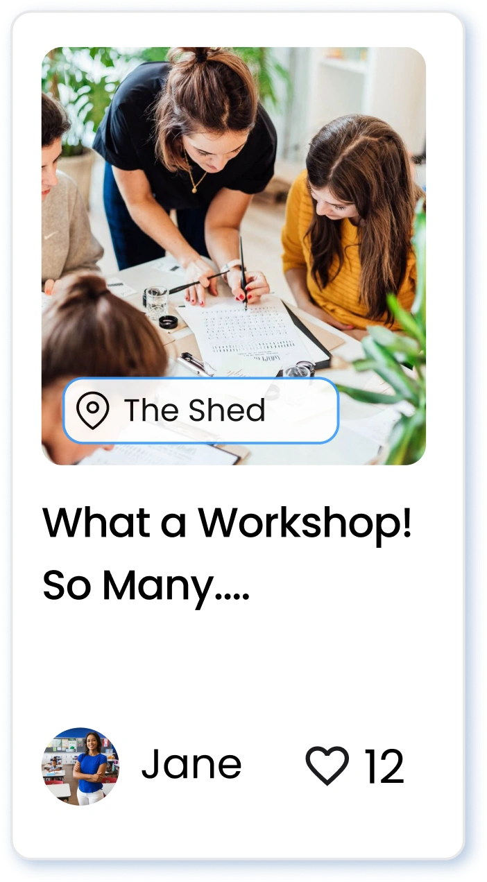 Workshop community post